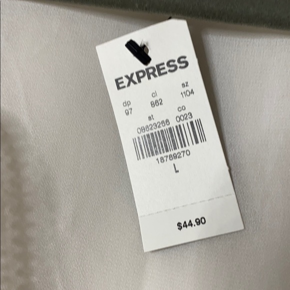 Express Sheer coverup w/ lace NWT - Picture 6 of 7